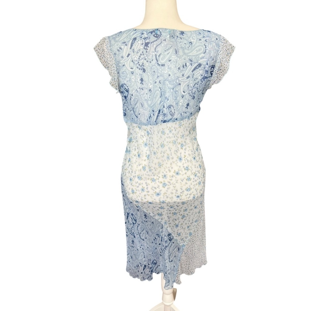 Vintage Cottagecore Floral Patchwork Dress - Picture 3 of 4